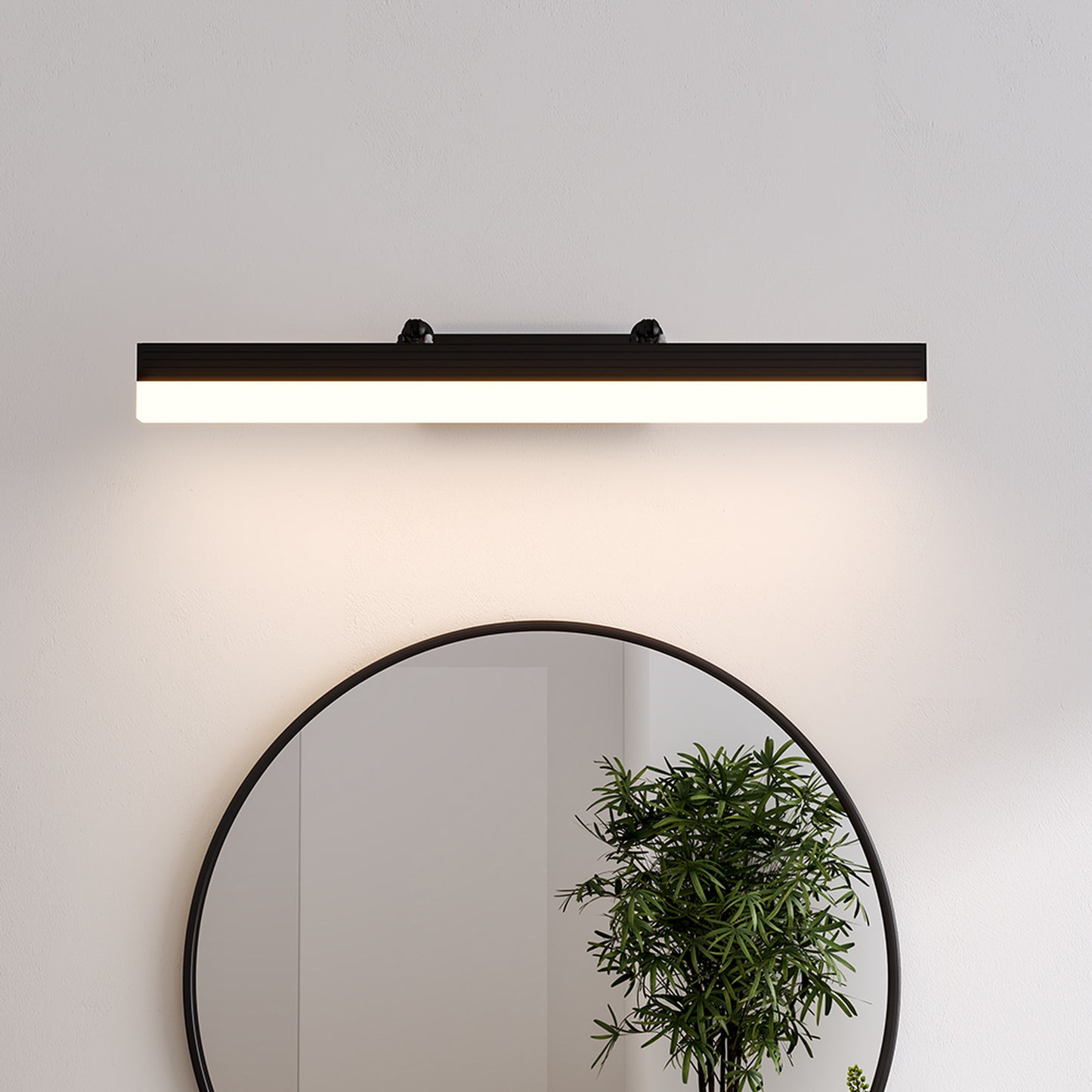 LED Vanity Lighting Wall Sconces Makeup Mirror - Black