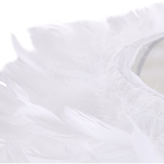 Chic Feather 3-Light Pendant Light - White